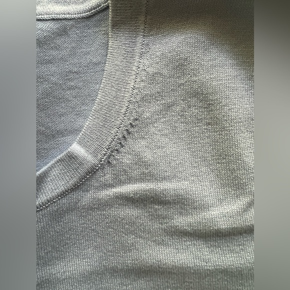 PENDELTON light blue silk , nylon , cotton sweater tank top PL - Picture 4 of 9